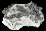 Native Silver Formation in Calcite - Morocco #152605-1